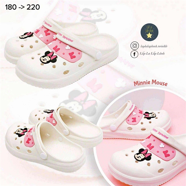 Shoelamode Sục nhựa Minnie Roa s180