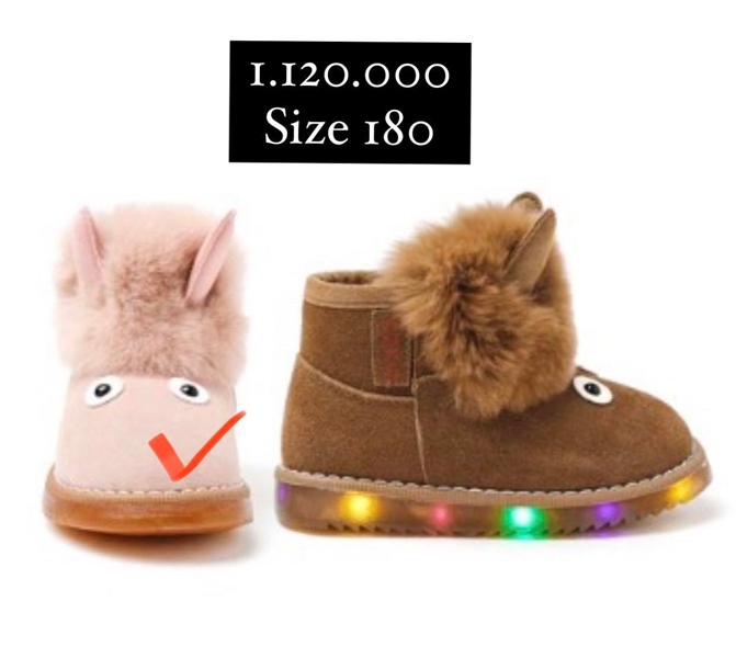 Ozkiz Boots lông Hồng