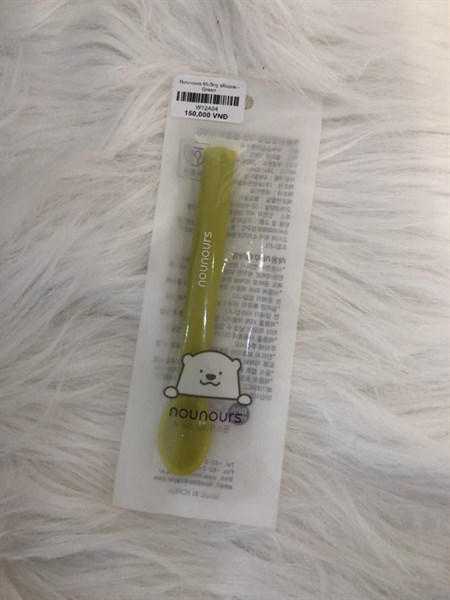 Nounours Muỗng silicone Green