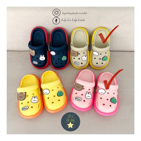 ECLL Dép vàng size 160