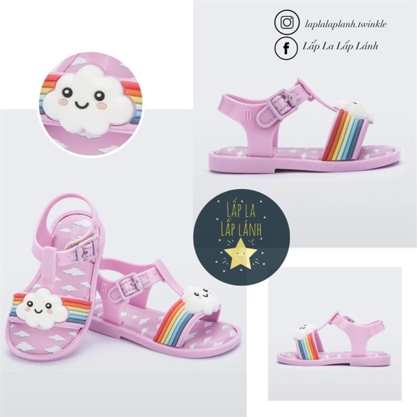 Minimelissa Sandal mây Tím