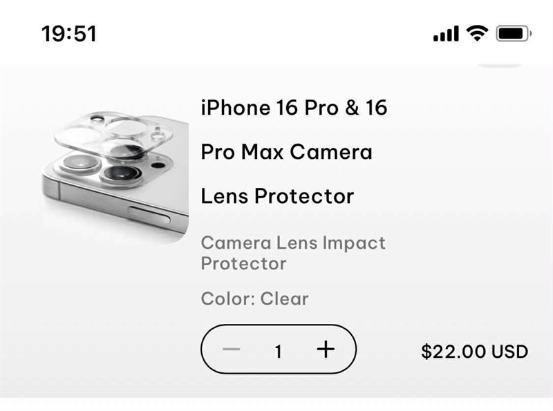Casetify Camera Lens Protector iPhone 16 Pro & 16 Pro Max