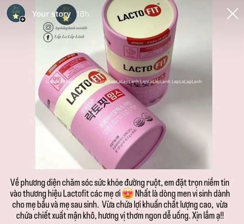 Lactofit Hộp men vi sinh Lactofit Moms 60 gói