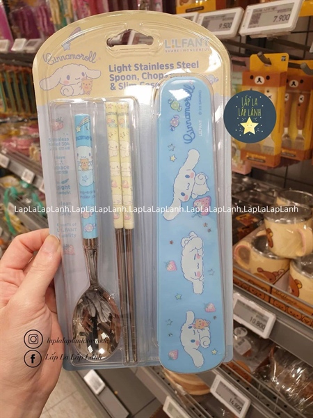 Lilfant Set muỗng đũa Cinnamoroll kèm hộp