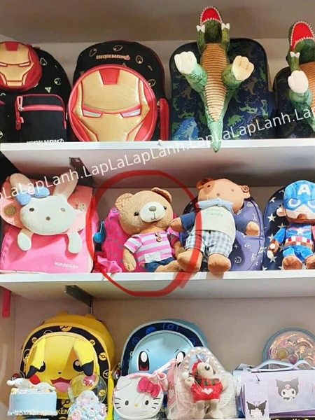 WingHouse Balo WT0104 Gấu hồng