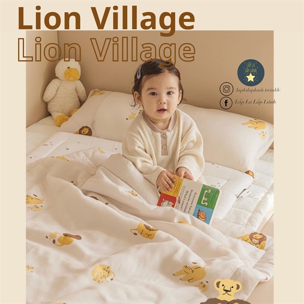 DonoDono Set ngủ Lion Village
