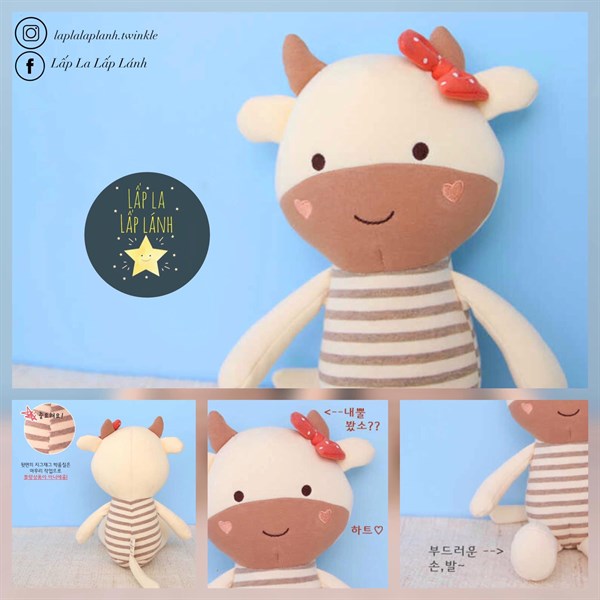 Bebelaon Trâu bé gái 35cm