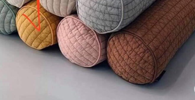 Malolotte Vỏ gối ôm Mustard