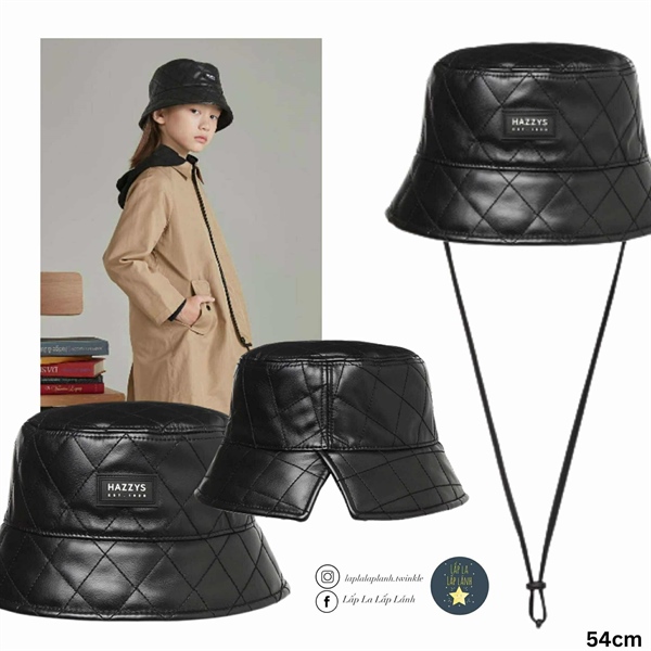 Hazzys Nón bucket HSG61UA04M_BK Đen