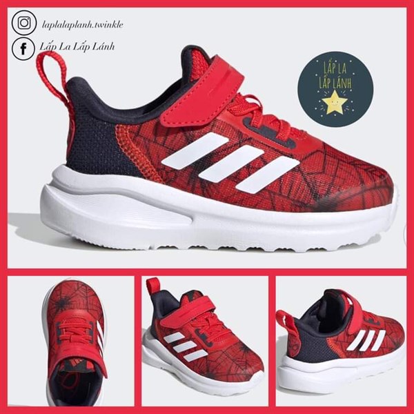 Adidas Giày Spiderman đỏ size 140