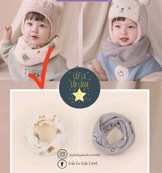 Happy Prince Khăn choàng cổ mặt cười