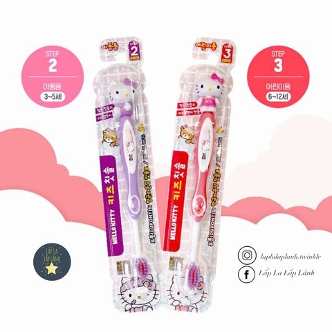 Atex Set bàn chải Hello Kitty 6 cái 3-5Y