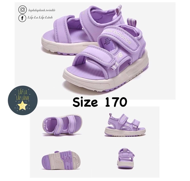 Newbalance Sandal Tím K2154V2P size 170-220