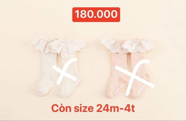 HappyPrince Vớ cho bé size 24m-4T Ren hồng