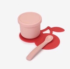Dailylike Set Bonbon Babyfood Cherry Pink