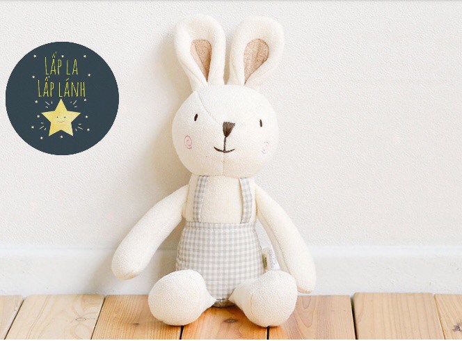 BlessNature Thú bông organic Thỏ trai 35cm