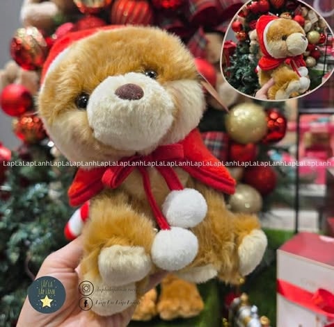 ModernHouse Cún nâu Noel 20cm