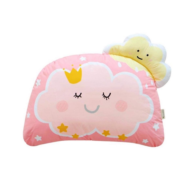 Bonitabebe Gối hình vòng cung Mây Hồng