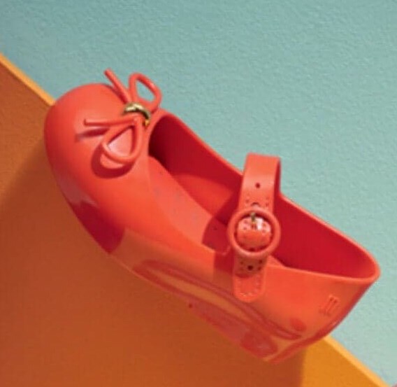 Minimelissa Giày búp bê đính nơ Đỏ