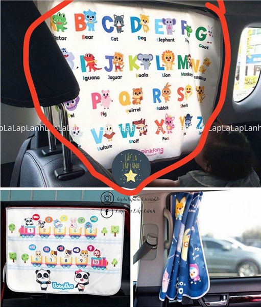 Pinkfong Rèm chắn nắng Pinkfong Alphabet