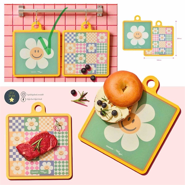 Glasslock Thớt Flower