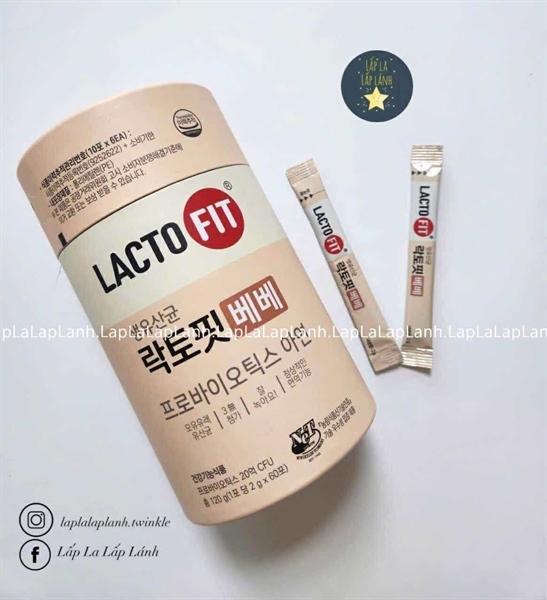 Lactofit Hộp men vi sinh Lactofit Baby 60 gói loại 1-4Y