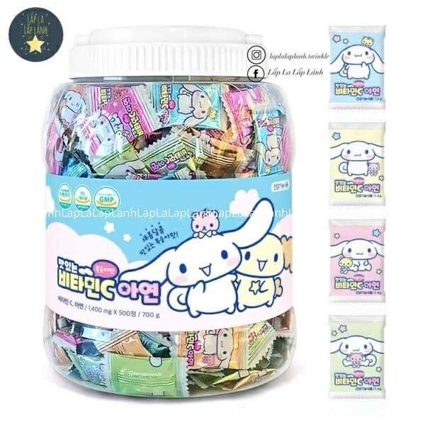 Atex Kẹo Vitamin C Kẽm 250v Cinnamoroll