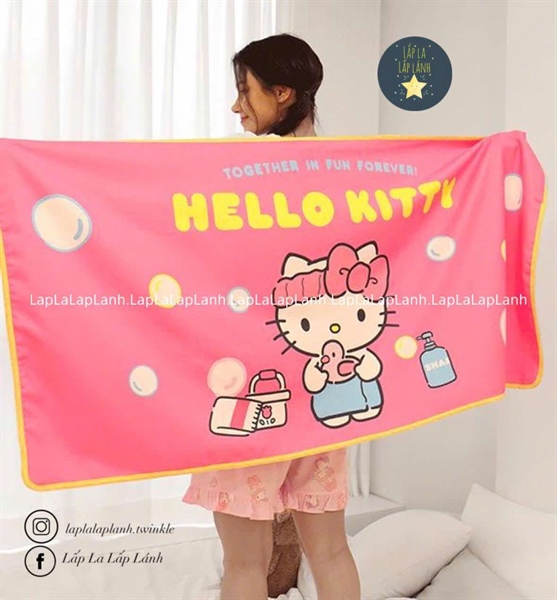 Renoma Khăn tắm bigsize Hello Kitty