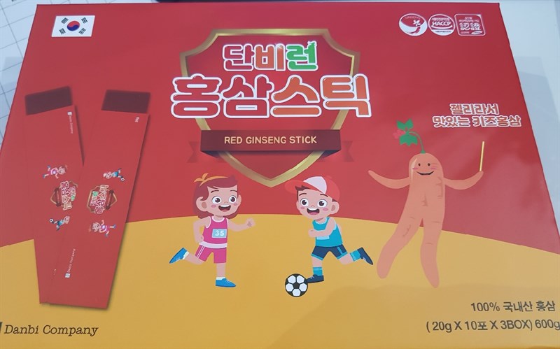 Danbirun Red Ginseng Stick 600g 30 sticks Hồng Sâm