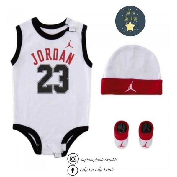 Nike Set bodysuit Jordan Trắng size 6-12m