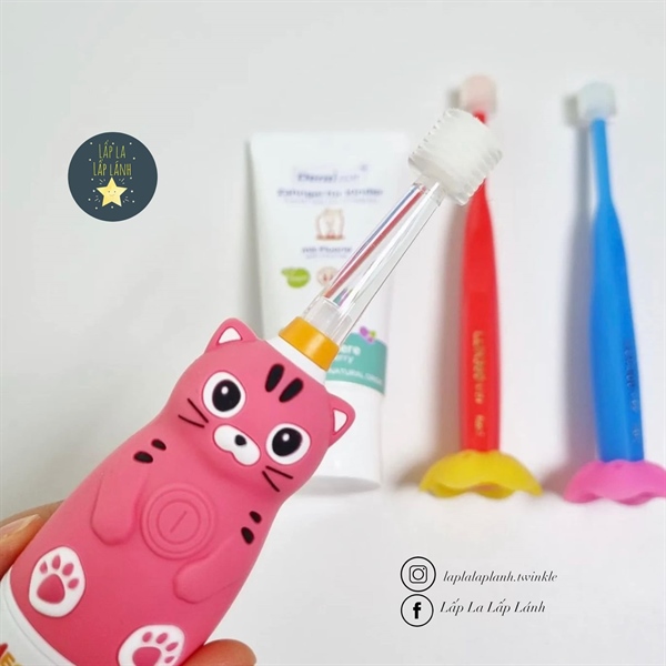 Megaten Bàn chải siêu âm Mèo hồng 12-48m