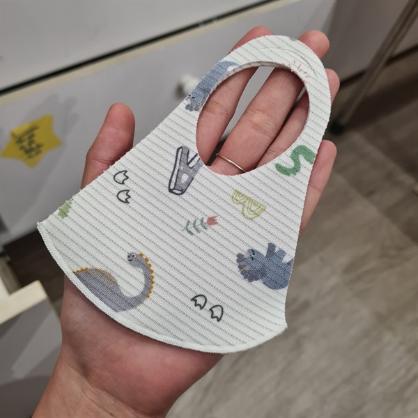 Bebenuvo Khẩu trang cho bé 2-4y Khủng Long Màu