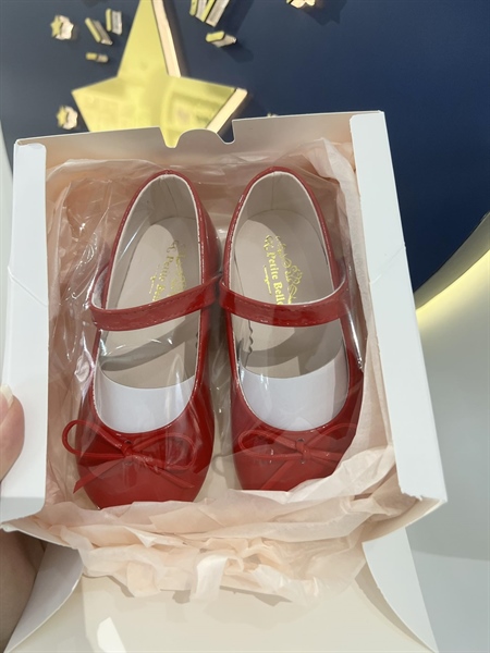 Petitbella Giày đỏ da bóng size 150