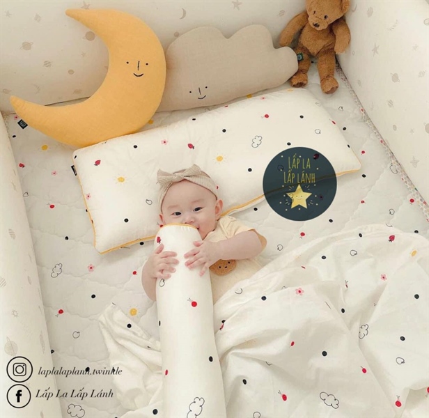 Formongde Chăn Lông Mỏng Chấm Bi nhiều màu 90x140cm