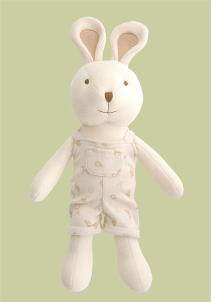 JnT Thú bông organic Thỏ tròn gặm nướu