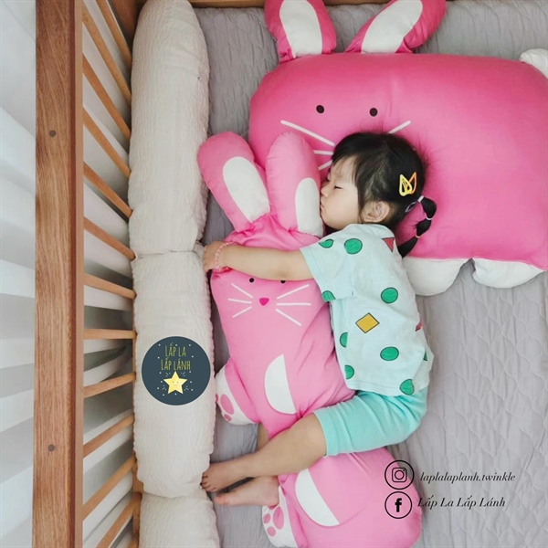 Milogabby Gối đầu Thỏ Hồng
