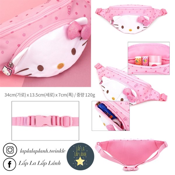Winghouse Túi đeo chéo HK0011 mẫu Hello Kitty