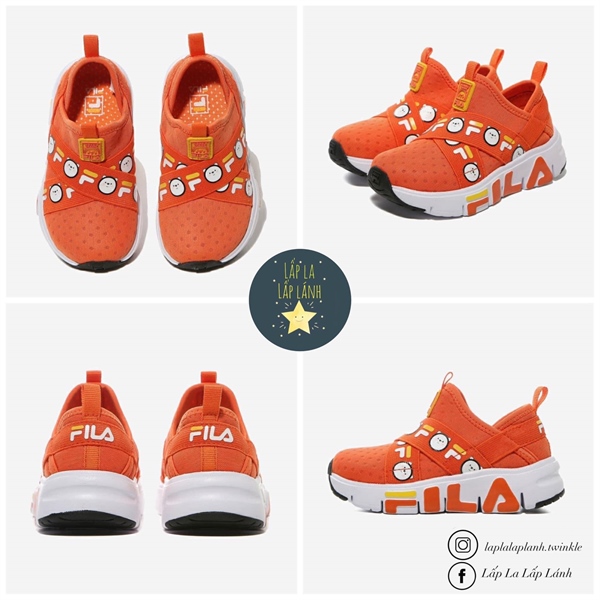Fila Giày Gấu Cam Đan Chéo