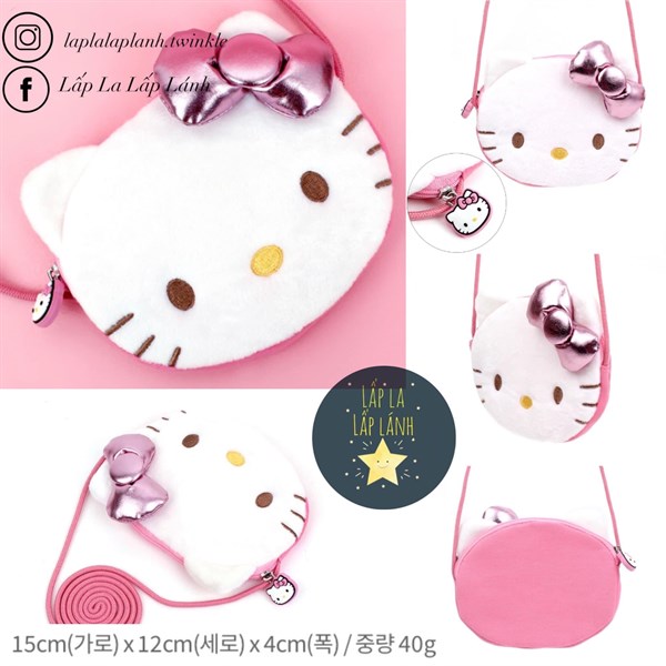 Winghouse Túi đeo chéo HK0008 mẫu Hello Kitty