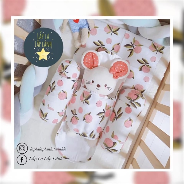 Aggiebadang Gối chặn kiêm kén ngủ Ocean