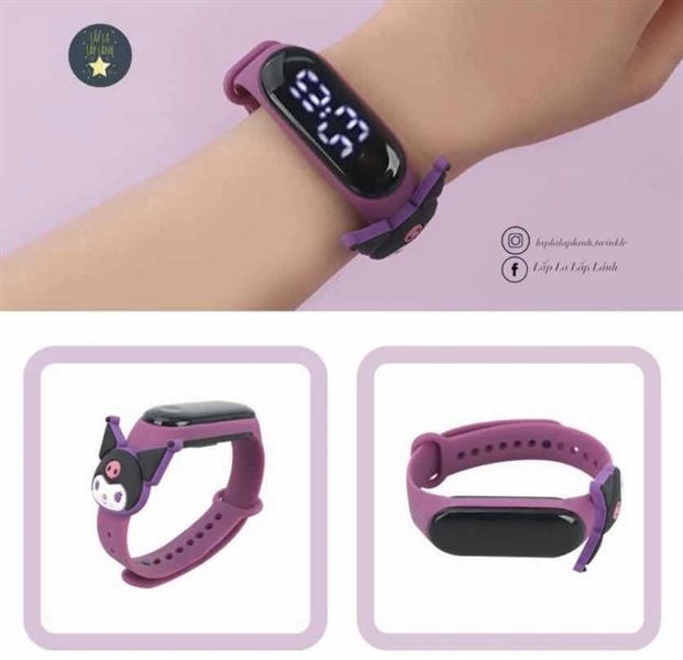 Winghouse Đồng hồ oval Kuromi