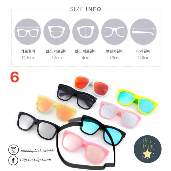 Bayb Kính mát cho bé Hồng