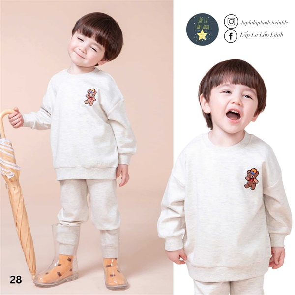Kidscomo Đồ bộ số 28 size 6-7y