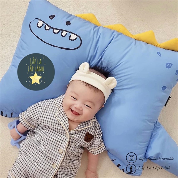 Aribebe Gối Khủng Long Xanh