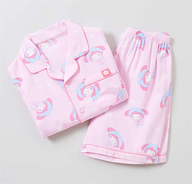 Spaokids Set pyjama melody ngắn tay size 130