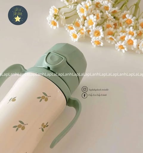 Grosmimi Bình giữ nhiệt Olive 300ml