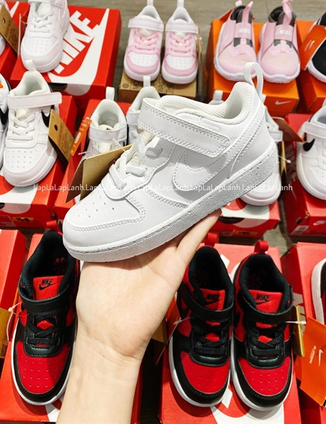 Nike Sneaker DV5458-106 trắng trơn size 140