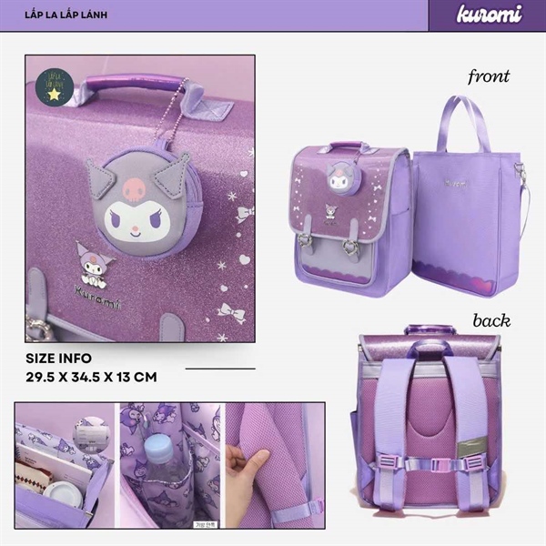 Winghouse Set balo SC0404 Kuromi