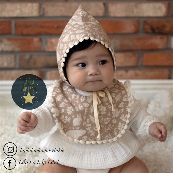 Yếm Vải Uidong Thú Nâu