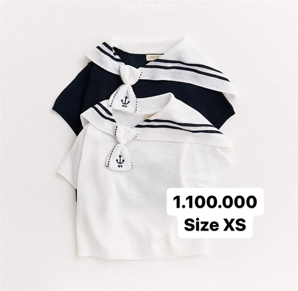 Oottbebe Áo thuỷ thủ trắng size XS